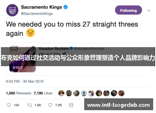 布克如何通过社交活动与公众形象管理塑造个人品牌影响力