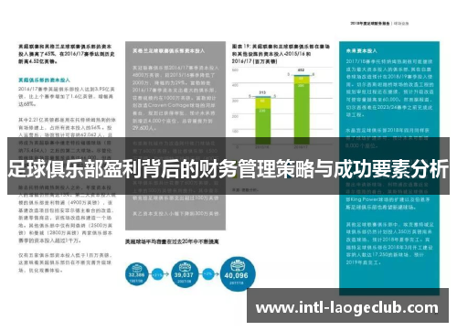 足球俱乐部盈利背后的财务管理策略与成功要素分析
